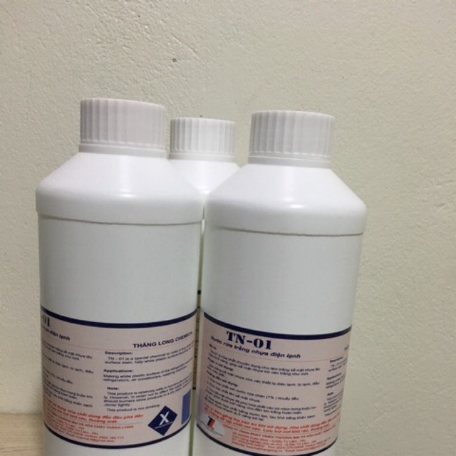 Tẩy trắng nhựa hết ố vàng (Combo 3 lọ 1 lit)