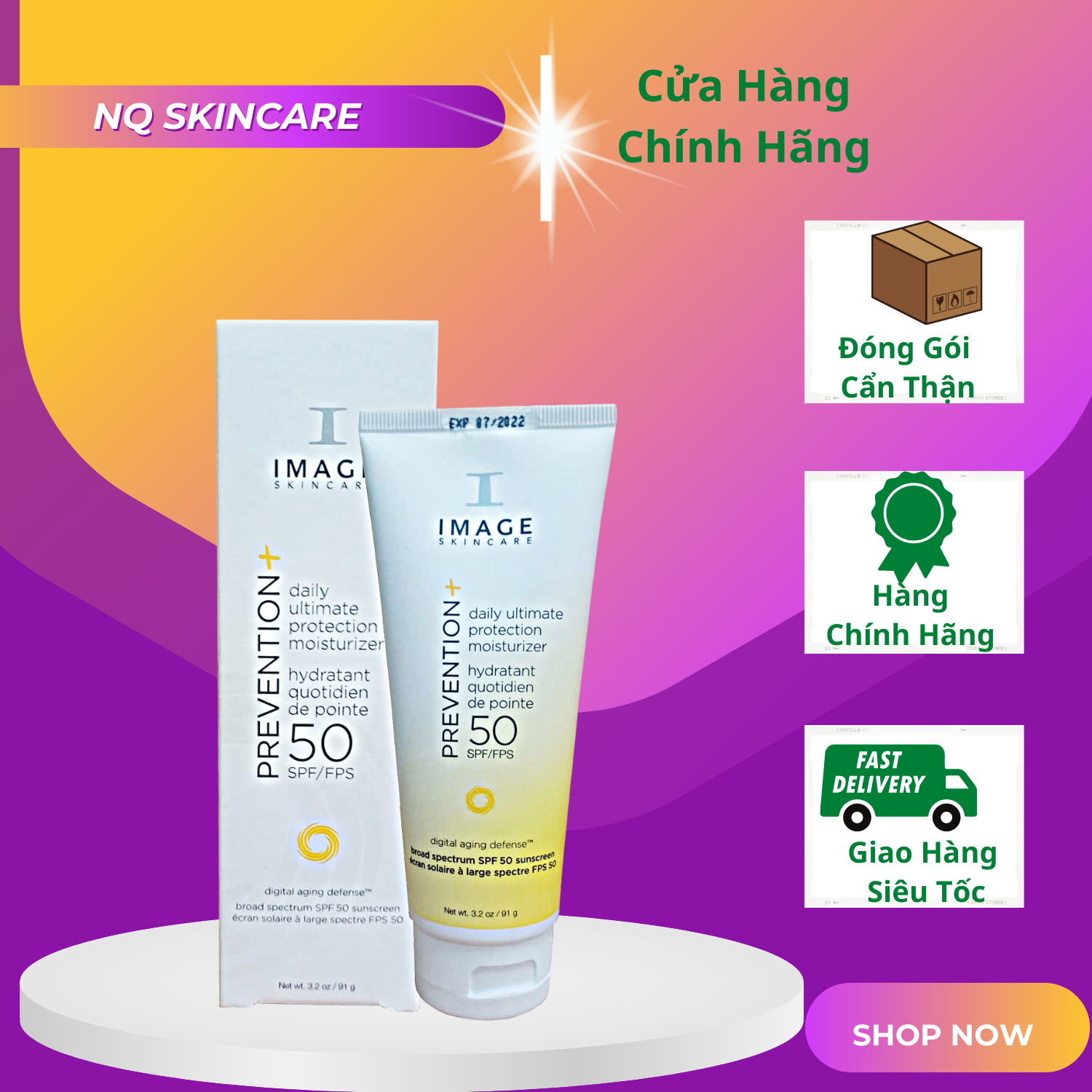 Kem chống nắng image 50 spf