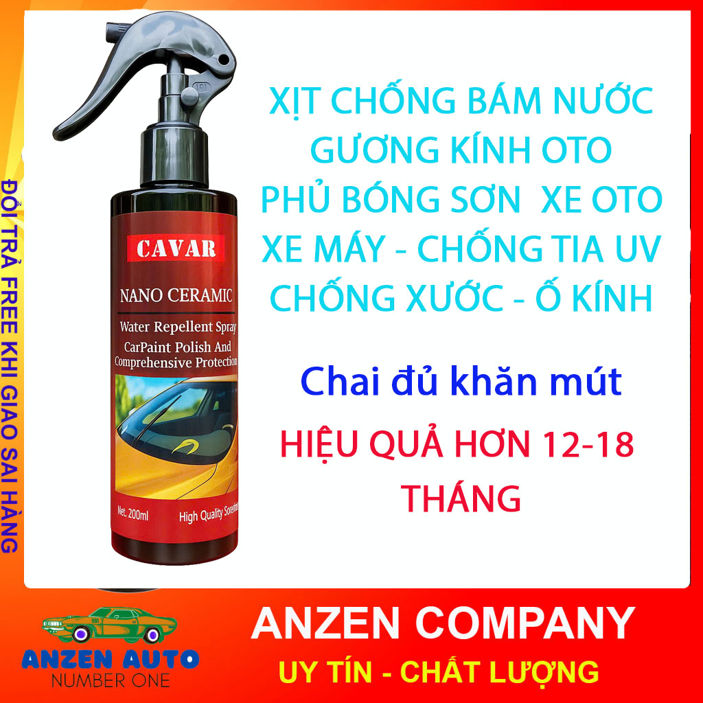   KHÔNG HIỆU QUẢ HOÀN TIỀN NGAY Bình Xịt Nano Ceramic Wax Phủ Nano Ô Tô Kính Gương Chiếu Hậu Chống Nước Chống  Bẩn Chống xước Tẩy ố kính  Xịt phủ Bóng Xe Máy chống đọng nước NanoCoatting DSQ 