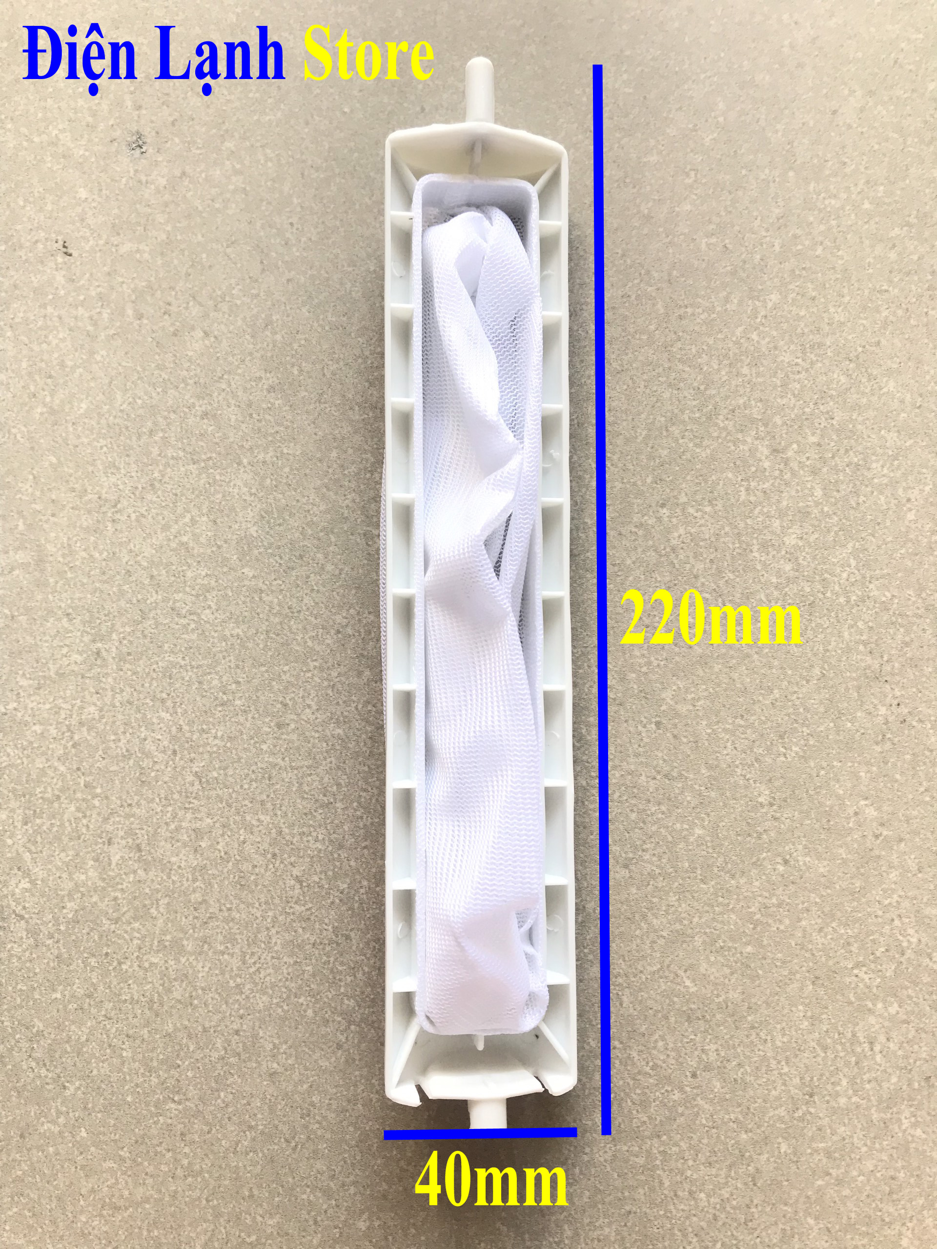 Combo 2 lưới lọc máy giặt sharp kích thước 220mm x 40mm
