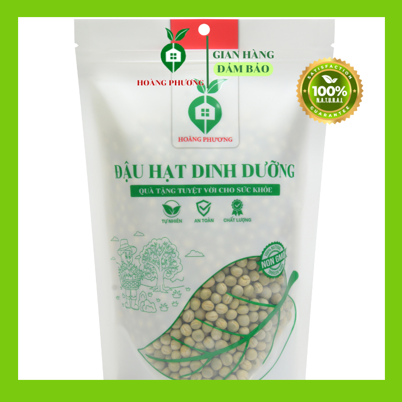 Đậu hà lan khô hữu cơ 500g hoàng phương ăn chay kiêng đậu mầm sữa hạt eatclean - hạt dinh dưỡng