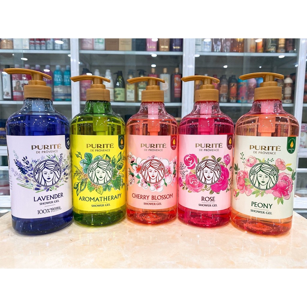 Sữa tắm giữ ẩm purite provence chính hãng công ty