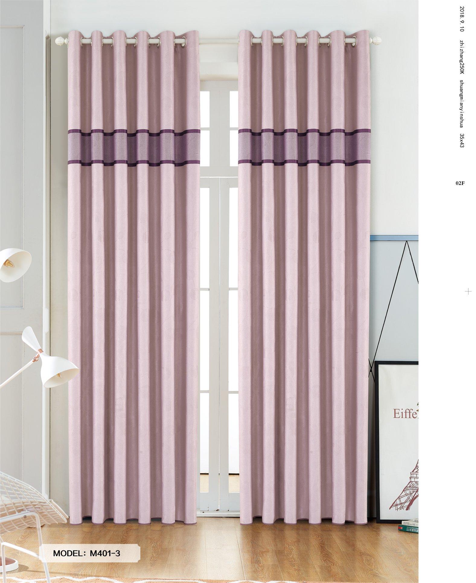 [HCM]Rèm Cửa Chống Nắng Trơn HQ - Hoàng Yên - Tuỳ chọn kích thước từ 150cm đến 350cm - Mẫu 401-3 (Tím) - Kiểu may Khoen Ore - Nhiều Màu Để chọn - Vải dày mịn và đẹp - Có may theo kích thước yêu cầu