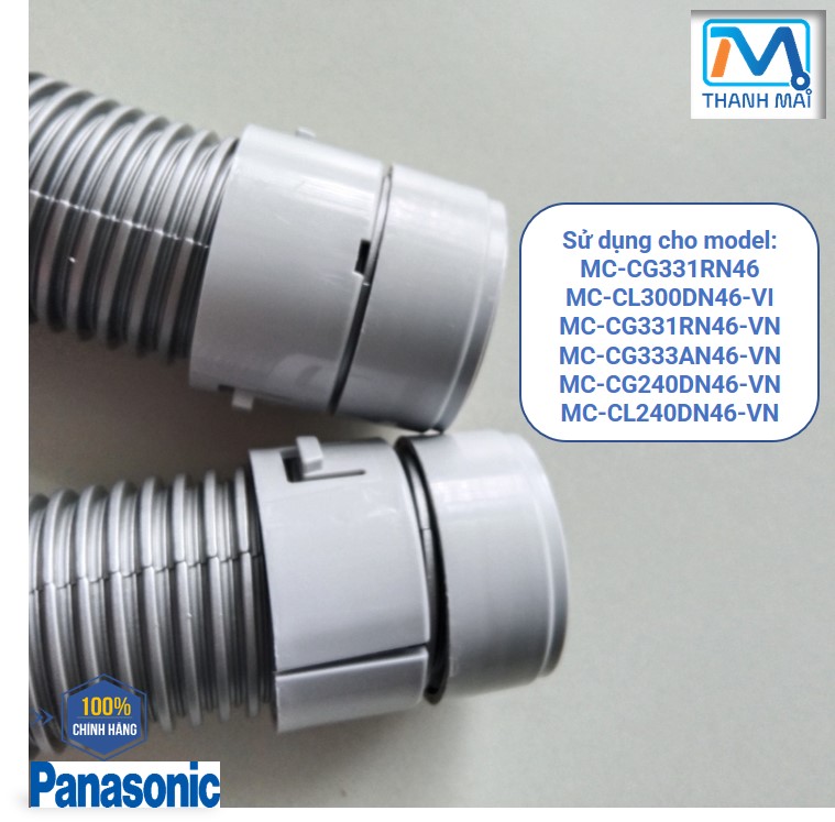 Ống mềm máy hút bụi panasonic model mc-cg331rn46 mc-cl300dn46-vi mc-cg331rn46-vn