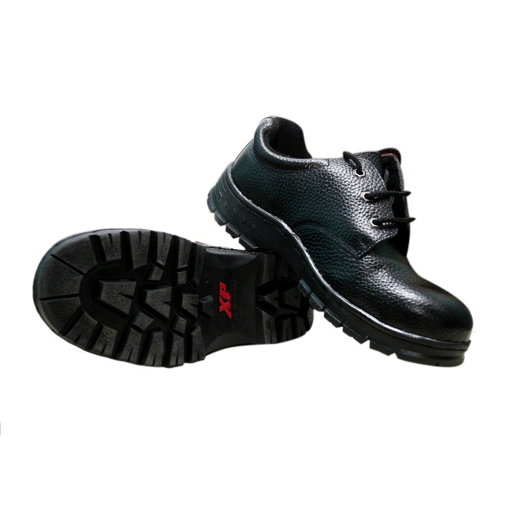 Giày bảo hộ lao động XP đế đỏ chống dầu chống axit chống dập ngón chân đủ size 36-45