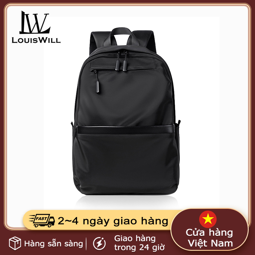 LouisWill Balo Ulzzang Hàn Quốc Thời Trang Balo, thời trang laptop 15 inch thời thượng, balo đi học thời trang, chống nước balo nam nữ