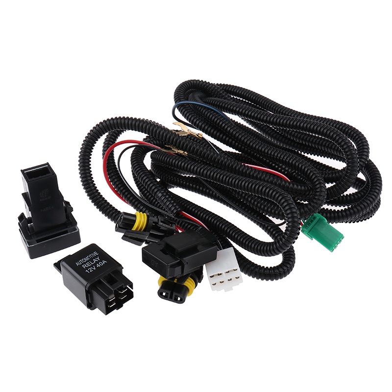 aAkCkIxY Dây đèn sương mù H11 Công Tắc Đèn LED 12V 40A