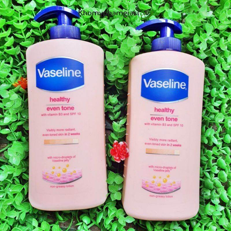 Sữa dưỡng thể Vaseline Healthy even tone 400ml trắng tức thì