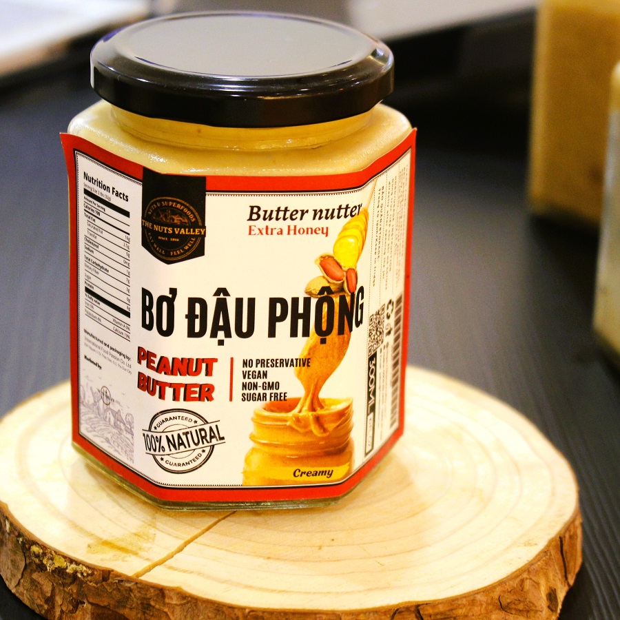 Bơ đậu phộng tự nhiên - natural peanut butter 300gr