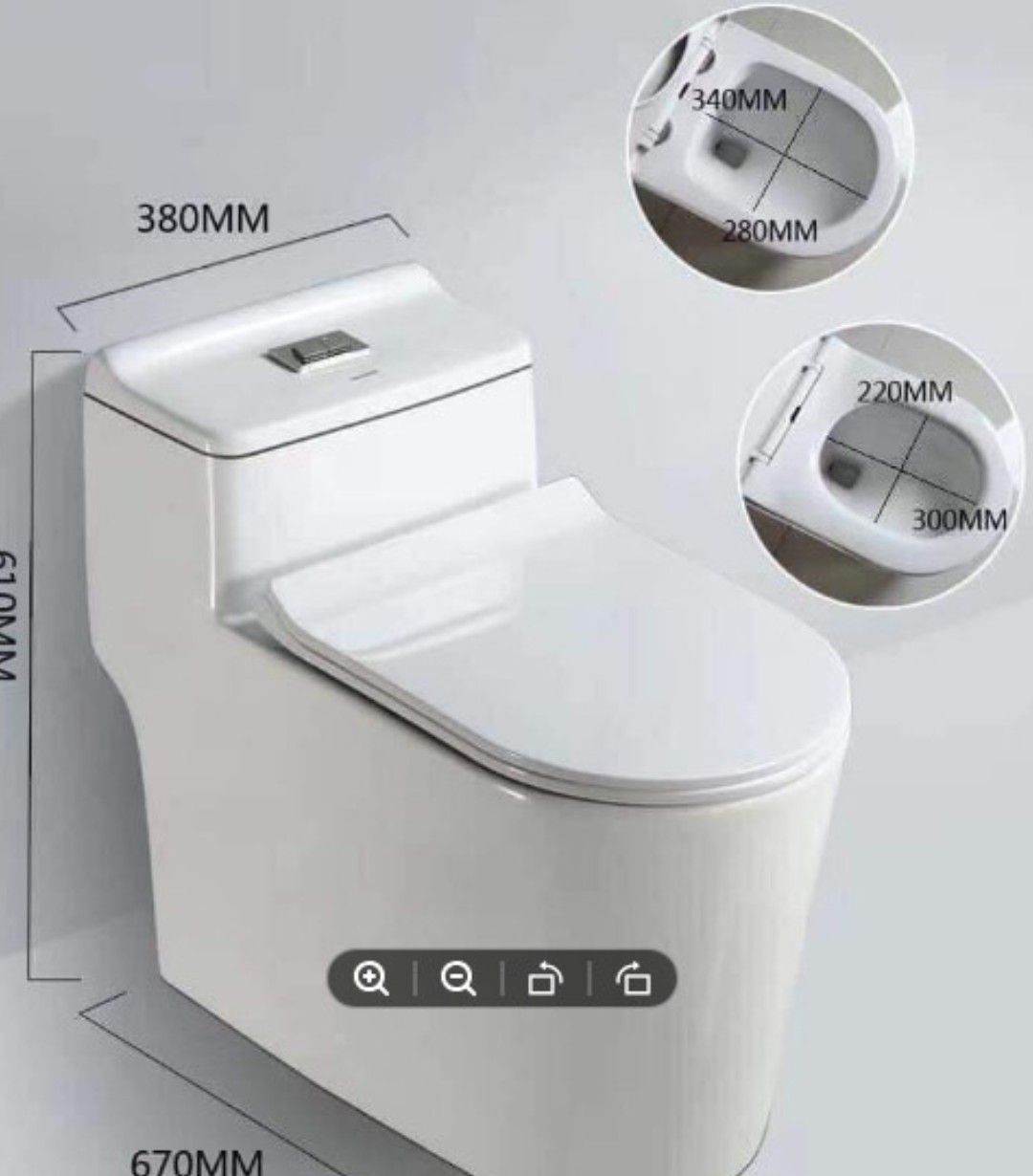 Bồn cầu một khối