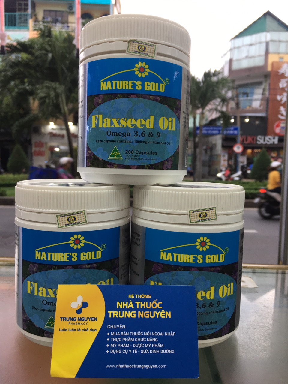 [HCM]BỔ SUNG OMEGA 3-6-9 NATURE’S GOLD FLAXSEED OIL