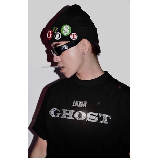 Áo thun unisex phenomenal đính đá - i am a ghost