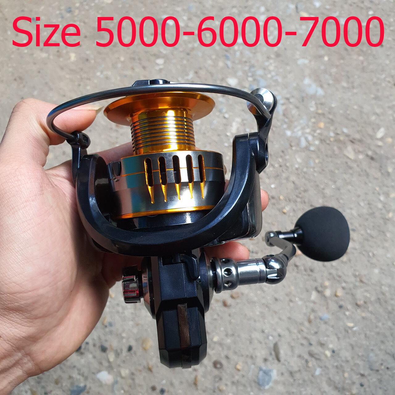 Máy cau ca FBE full kim loại cao cấp size từ 5000-6000-7000 17+1 chuyên tải cá lơn -  shimano gia re