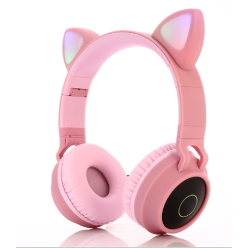 Tai nghe Bluetooth chụp tai BT028C thiết kế tai mèo cực kỳ dễ thương, âm thanh bass trầm, bluetooth 5.0