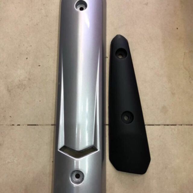 Ốp pô Spark nhựa ABS cao cấp chế gắn xe exciter, sirius, taurus, jupiter..và nhiều loại xe (màu bạc)