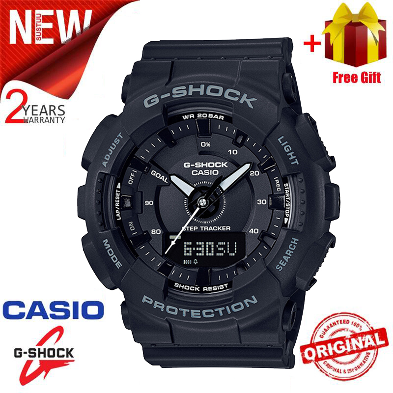 Đồng Hồ Thể Thao Nữ G SHOCK GMA-S130 Chính Hãng Hiển Thị Thời Gian Kép Đèn LED World Time Chống Nước Và Chống Nước Chống Sốc   Đồng Hồ Đeo Tay Thể Thao Nữ Với GMA-S130-1APR Bảo Hành 2 Năm - Pin trọn đời