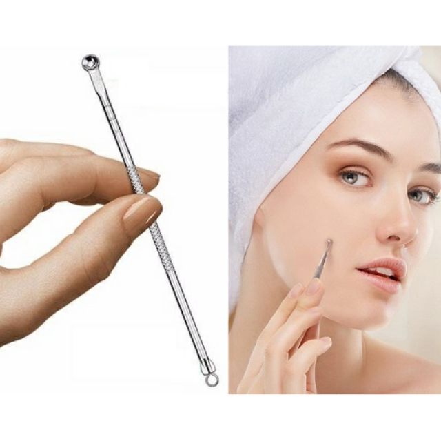 [HCM]Cây nặn mụn 2 đầu mụn đầu đen mụn trắng cam kết hàng đúng mô tả chất lượng đảm bảo theo công nghệ hiện đại an toàn cho người sử dụng