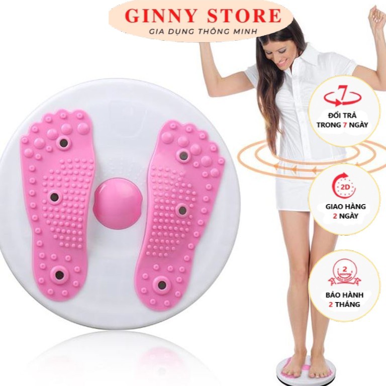 Máy xoay eo massage bàn chân giảm mỡ bụng hiệu quả, dễ chịu