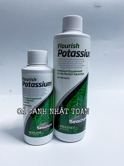 "hoàn tiền đến 10%" phân nước bổ sung kali flourish potassium seachem 250ml cho hồ thủy sinh