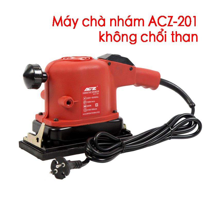 Máy Chà Nhám Rung Động Cơ Từ Cỡ Lớn ACZ 201-Động Cơ Từ Siêu Bền-Bảo Hành 6 Tháng
