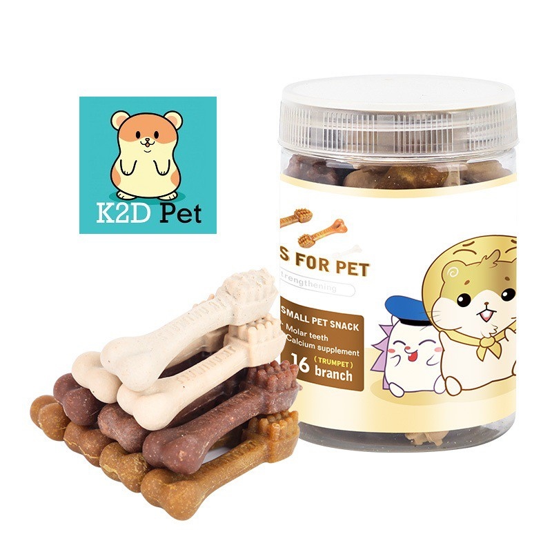 {HOT} Hộp bàn chải Mài răng Jonsanty mài răng Hamster Guinea Pig (bọ ú chuột lang) thỏ sóc bắc Mỹ Chinchilla