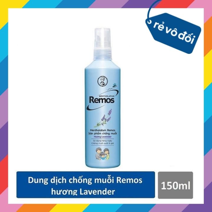 Dung dịch chống muỗi Remos hương Lavender 150ml