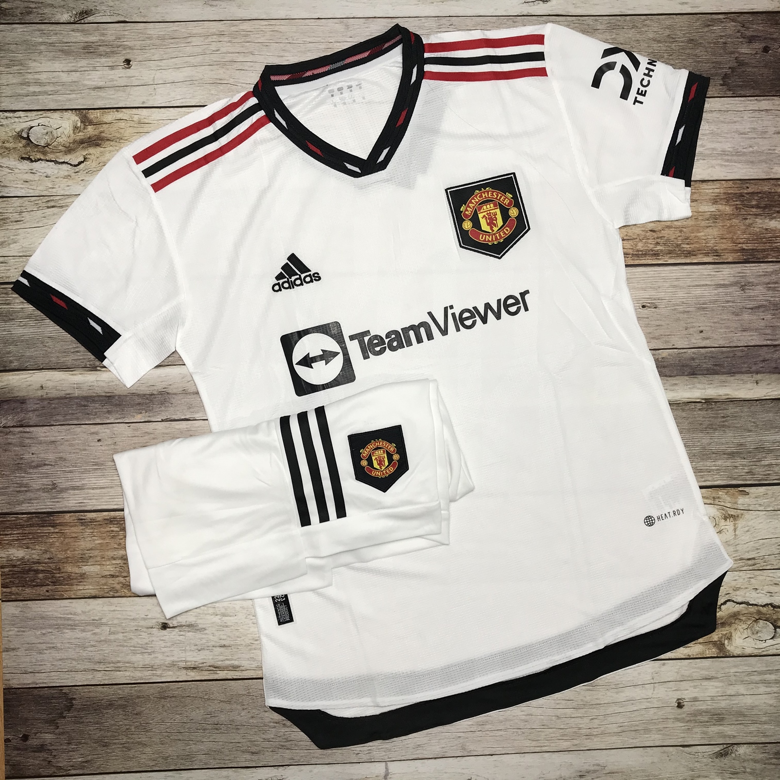 Áo Bóng ĐÁ CÂU LẠC BỘ MANCHESTER UNITED - TRẮNG 2023-VẢI GAI THÁI CAO CẤP