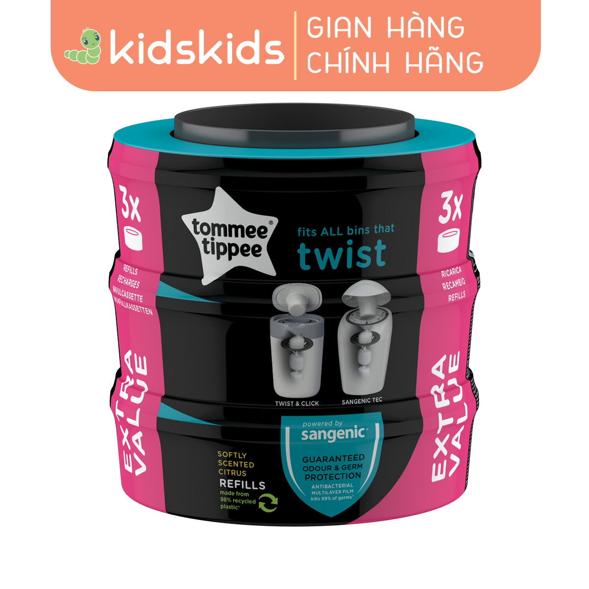 Túi xử lý tã cho bé Tommee Tippee