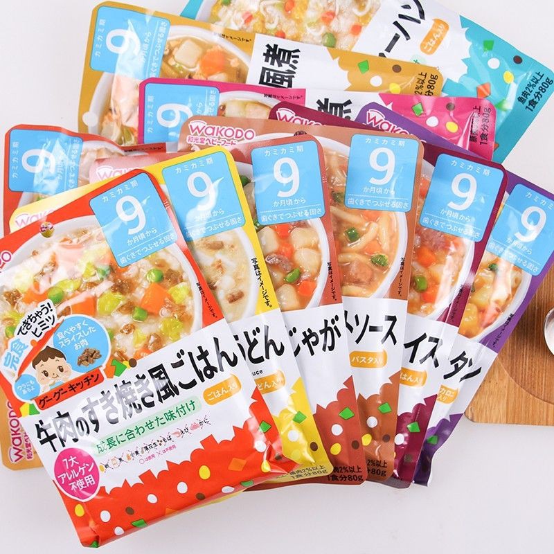 Cháo ăn liền Wakodo cho bé đủ vị từ 7 - 9 tháng