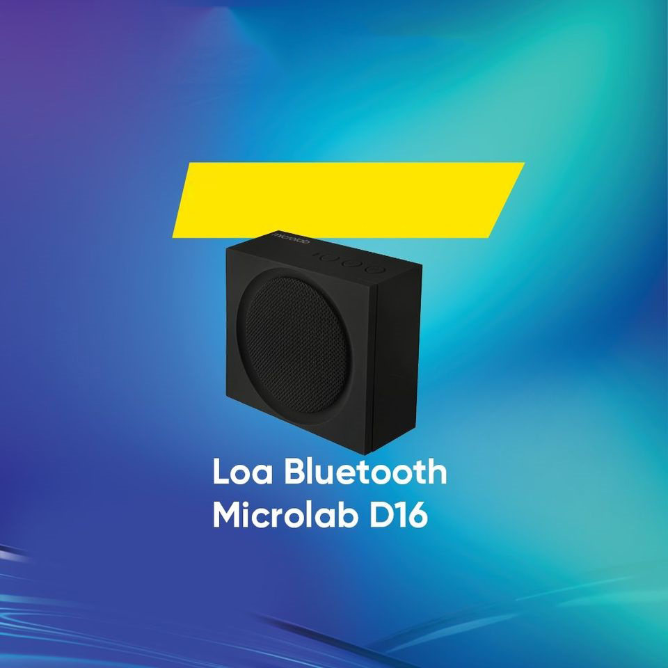 [HCM]Loa Bluetooth Cao Cấp MICROLAB D16 Nhập Khẩu Chính Hãng Loa Đa Phương Tiện Nghe Nhạc Siêu Trầm Bass Cực Hay Bảo Hành 12 Tháng