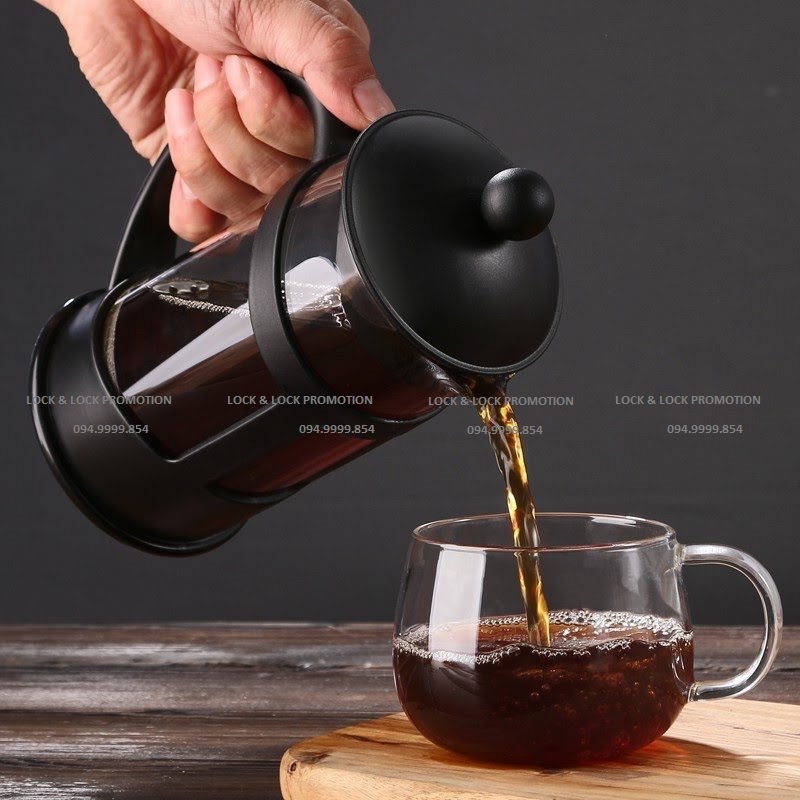 HCM]Bình pha trà cafe French Press Lock 
