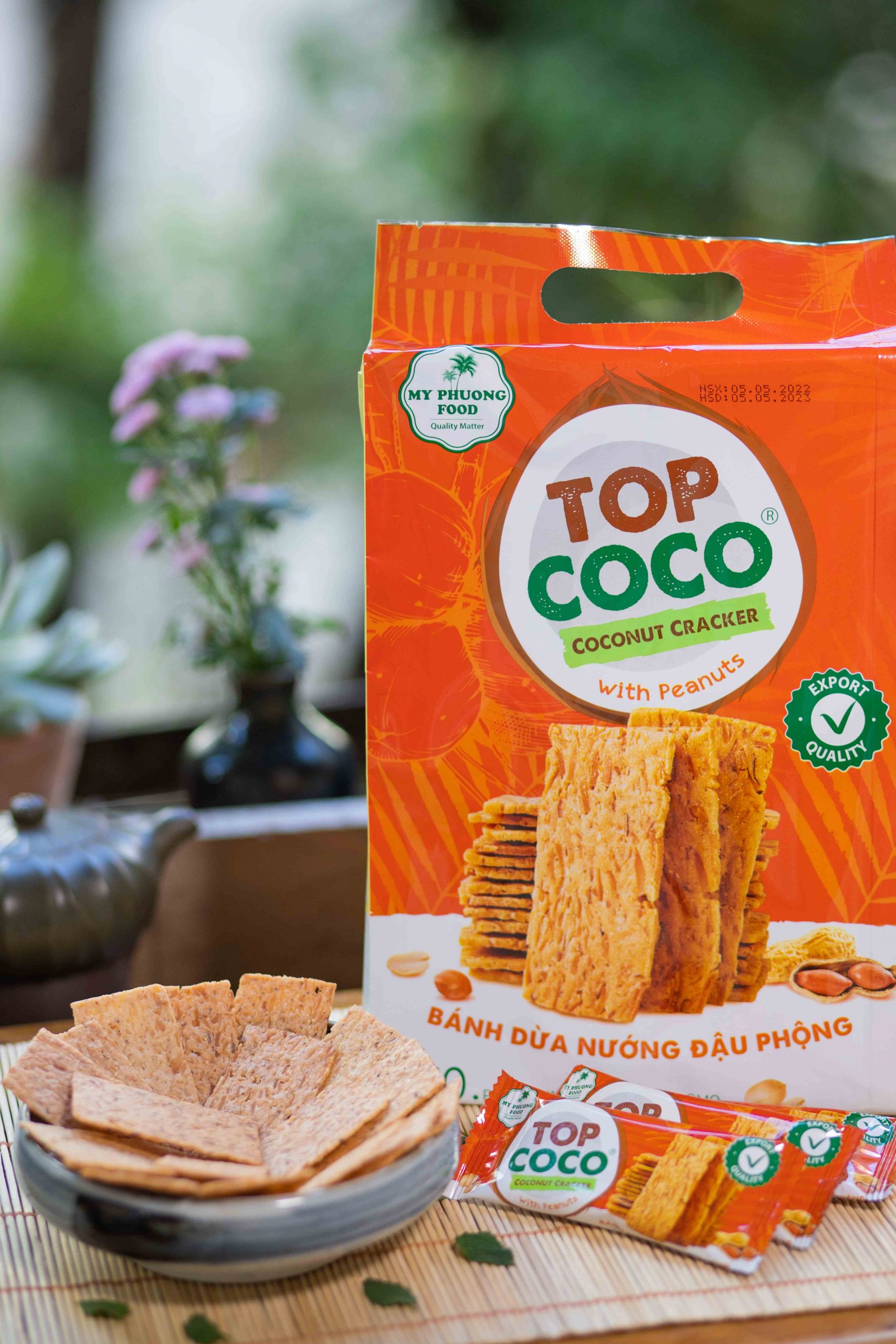 Bánh dừa nướng TOPCOCO vị đậu phộng