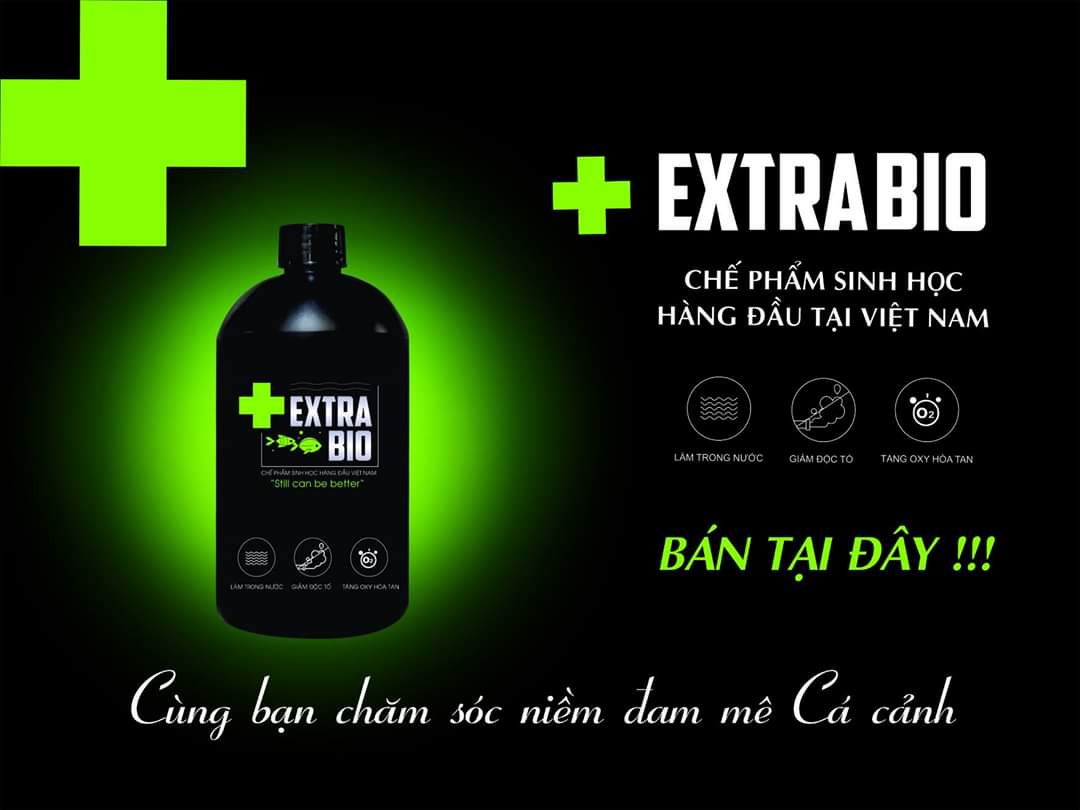 Men Vi Sinh Extra bio 250ml cao cấp cho cá cảnh, thủy sinh