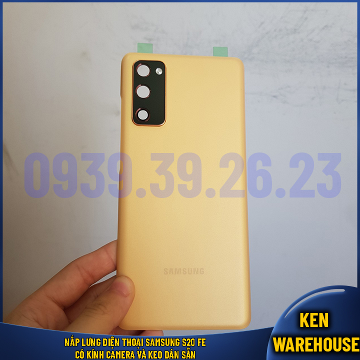 Linh Kiện - Nắp Lưng Điện Thoại Samsung S20 FE Có Kính Camera Và Keo Dán -  KEN warehouse