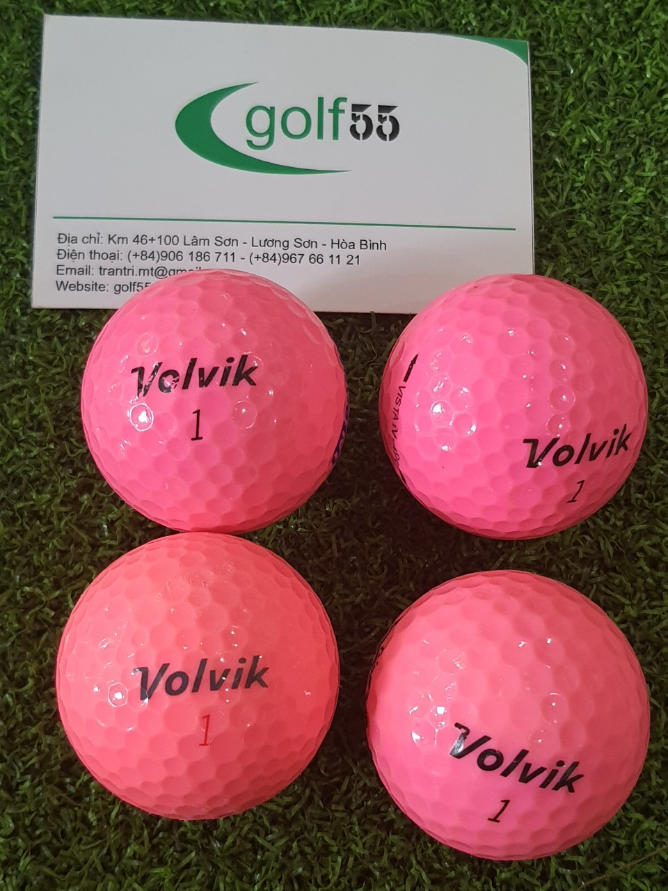 10 bóng golf volvik cũ độ mới 99%