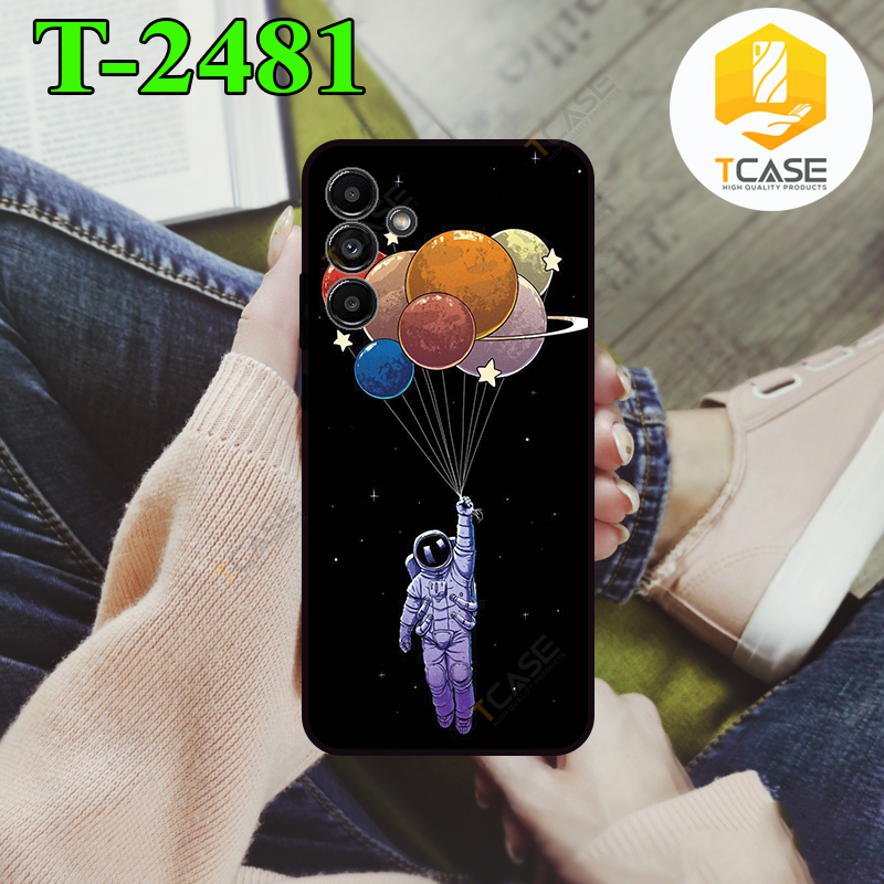 Ốp lưng Tcase dành cho Samsung Galaxy A13 5G in hình Galaxy siêu chất | Ốp lưng nhám chống sốc bảo vệ camera