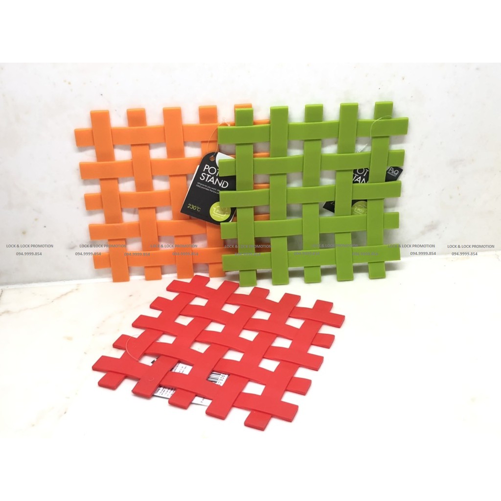 Lót nồi silicone p&q lock&lock chịu nhiệt đến 230 độ c