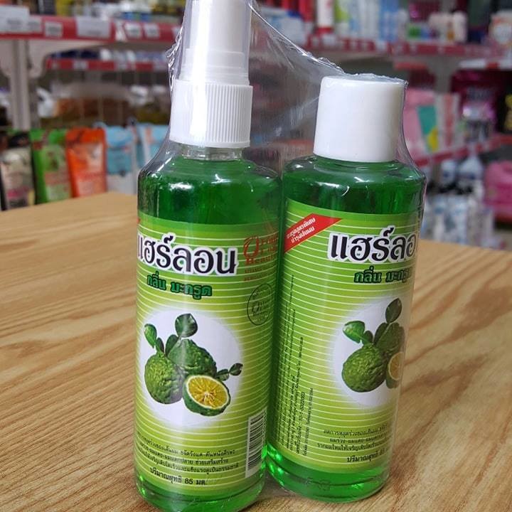 Xịt Tóc Thảo Mộc Tinh Dầu Bưởi,Chanh Kích Thích Mọc Tóc Thái Lan