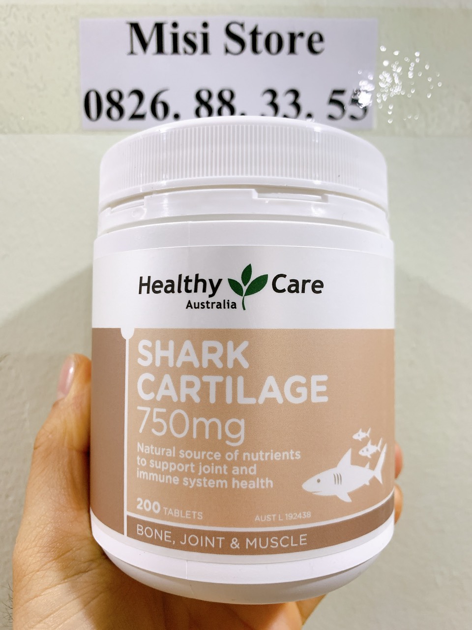 Sụn Cá Mập Úc Shark Cartilage Healthy Care 200 viên