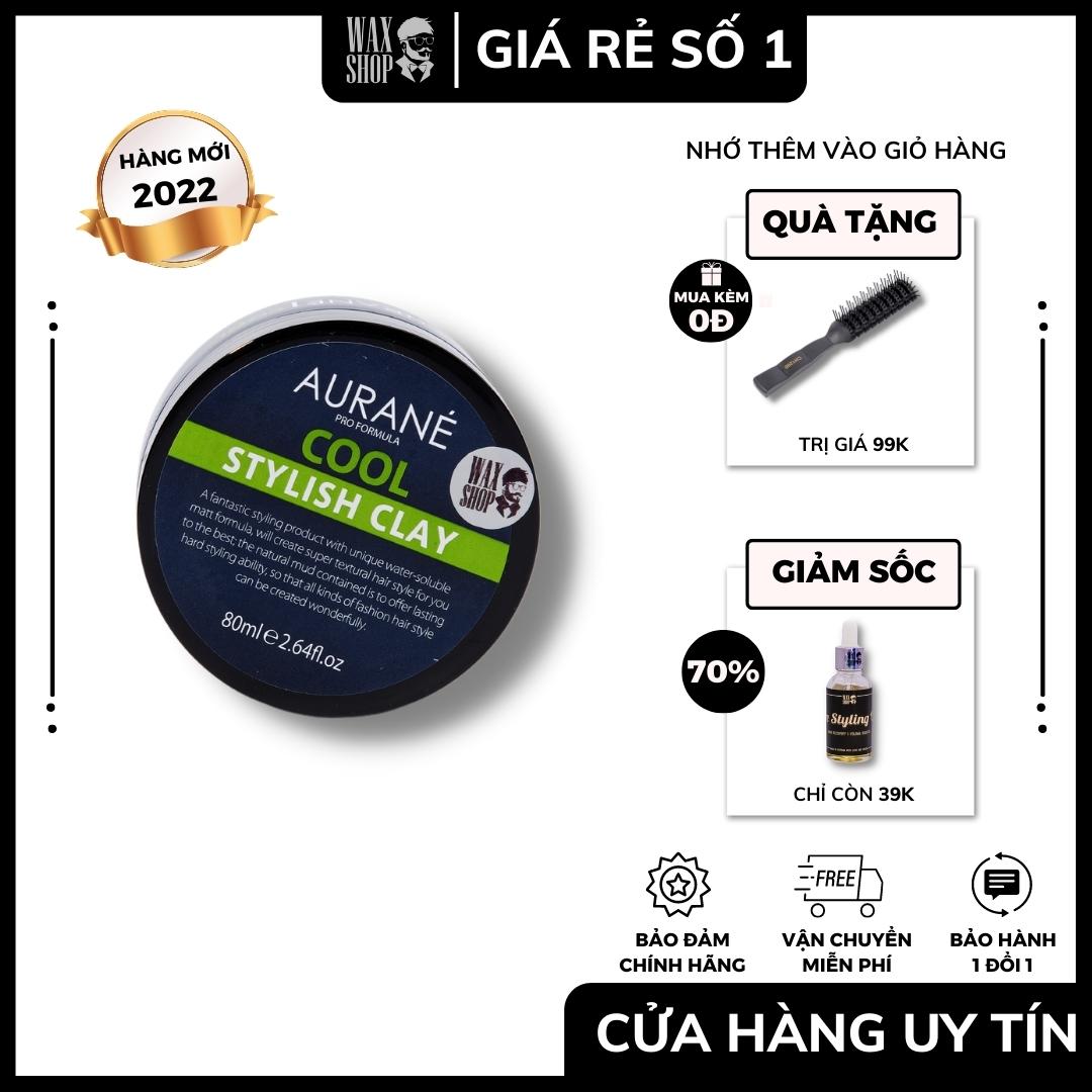 Sáp vuốt tóc nam cao cấp aurane cool stylish clay - hàng chính hãng, bảo hành 180 ngày - kèm quà tặng - waxshop