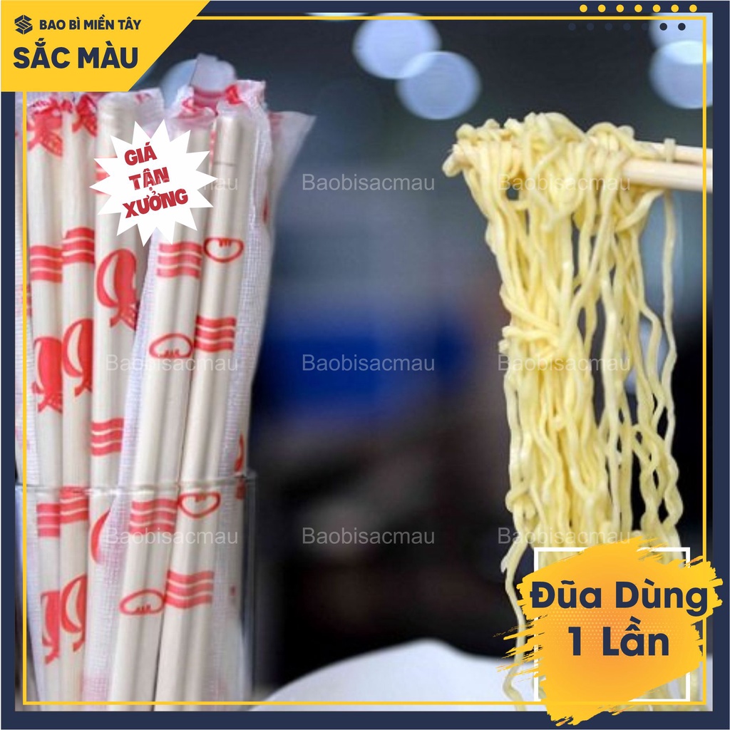 Combo 5 bịch đũa tre dùng 1 lần tiện lợi
