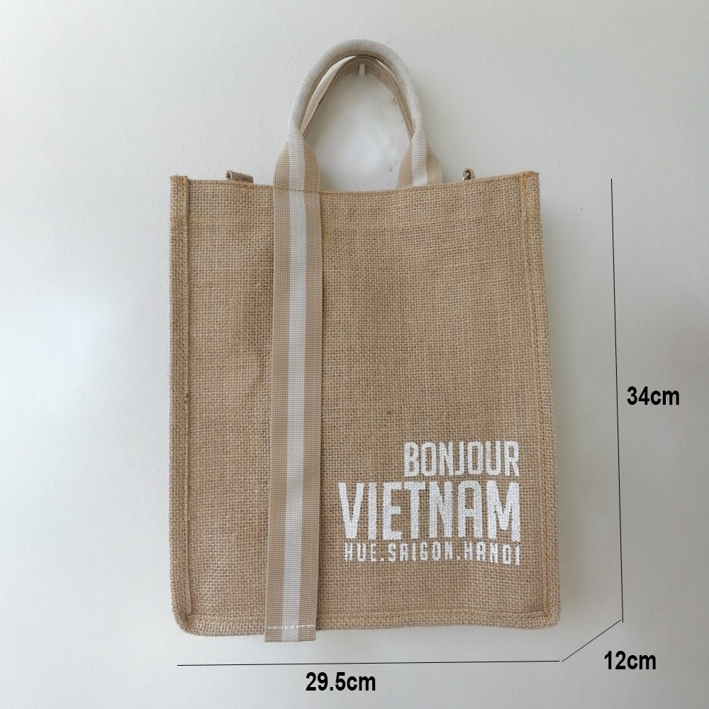 Túi vải đay bonjour vietnam - maihome mh008