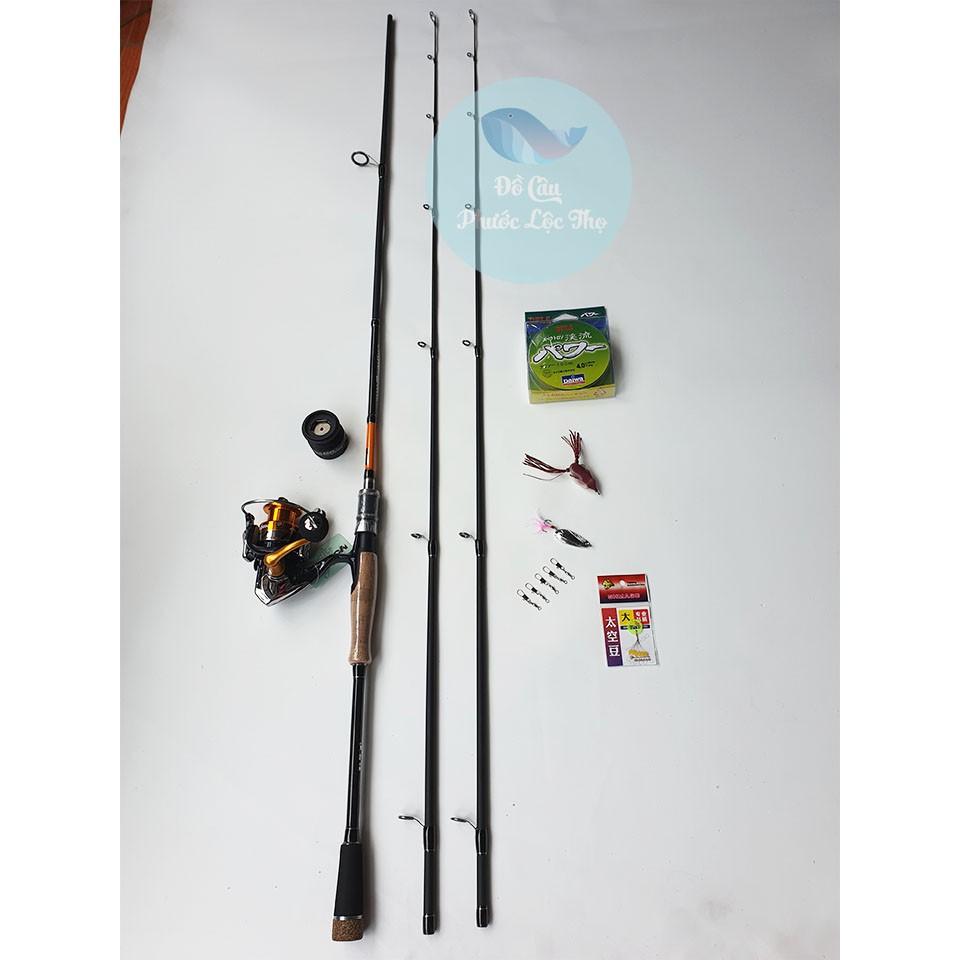 Bộ cần câu lure máy đứng cao cấp 2 ngọn edge super. Kích thước chính xác của sản phẩm này là: Bộ cần 2m1 - Big sale giảm giá cuối năm hot hot