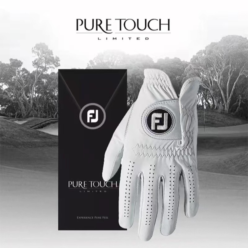 Bán Chạy   Màu Trắng Thuần Cừu   Da   Bán Nóng Mẫu Mới FJ Golf Nam     Chống Trượt   Cừu Nguyên Con Chịu Mài Mòn Thoáng Khí    Da MK-1
