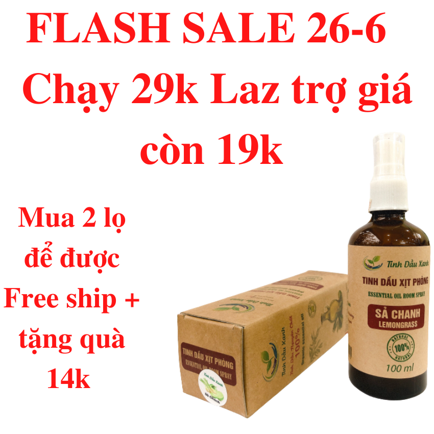 Tinh dầu xịt phòng tinh dầu xanh thái nguyên giúp thơm phòng, đuổi côn trùng T07