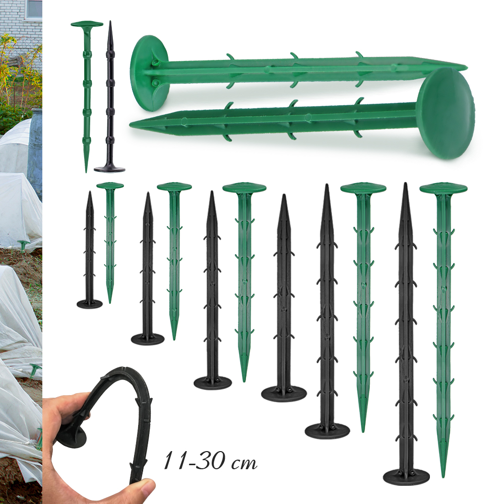 5-50 cái cọc cảnh quan sân vườn Neo cọc đất cọc đất cỏ móng Neo giữ lều vải bạt lưới vải bọc cỏ dại