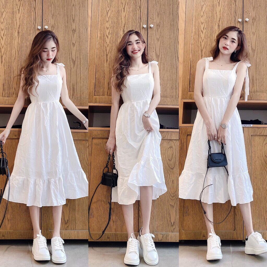 Váy trắng tinh khôi Khánh Vân  Kiều Loan đẹp một chín một mười  Báo An  Giang Online