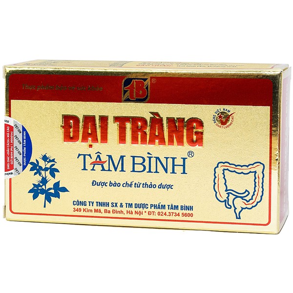 ĐẠI TRÀNG TÂM BÌNH - HỘP 5 VỈ X 12 VIÊN