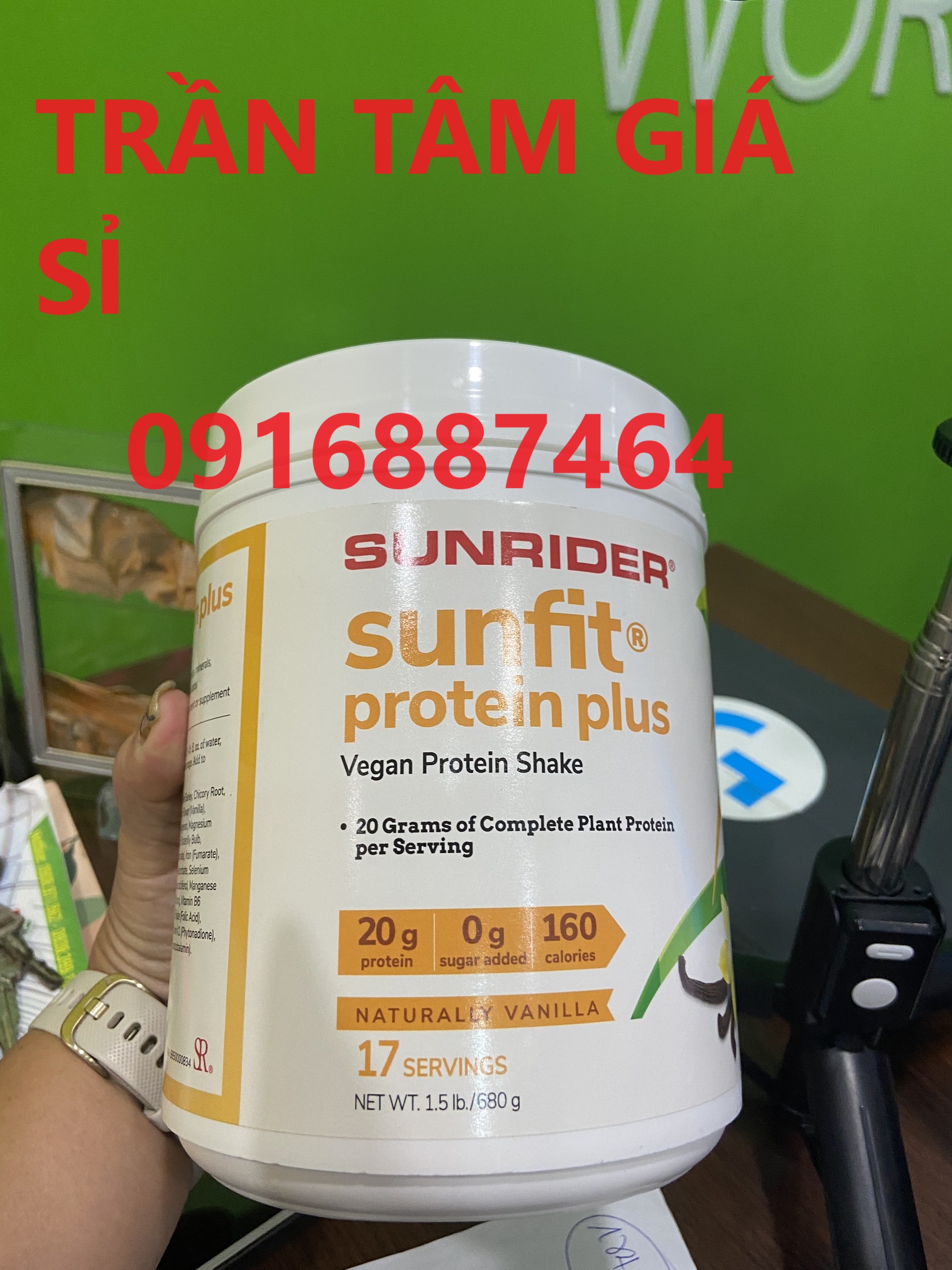 Tpbs thảo mộc cô đặc vị vani_sunfit protein plus