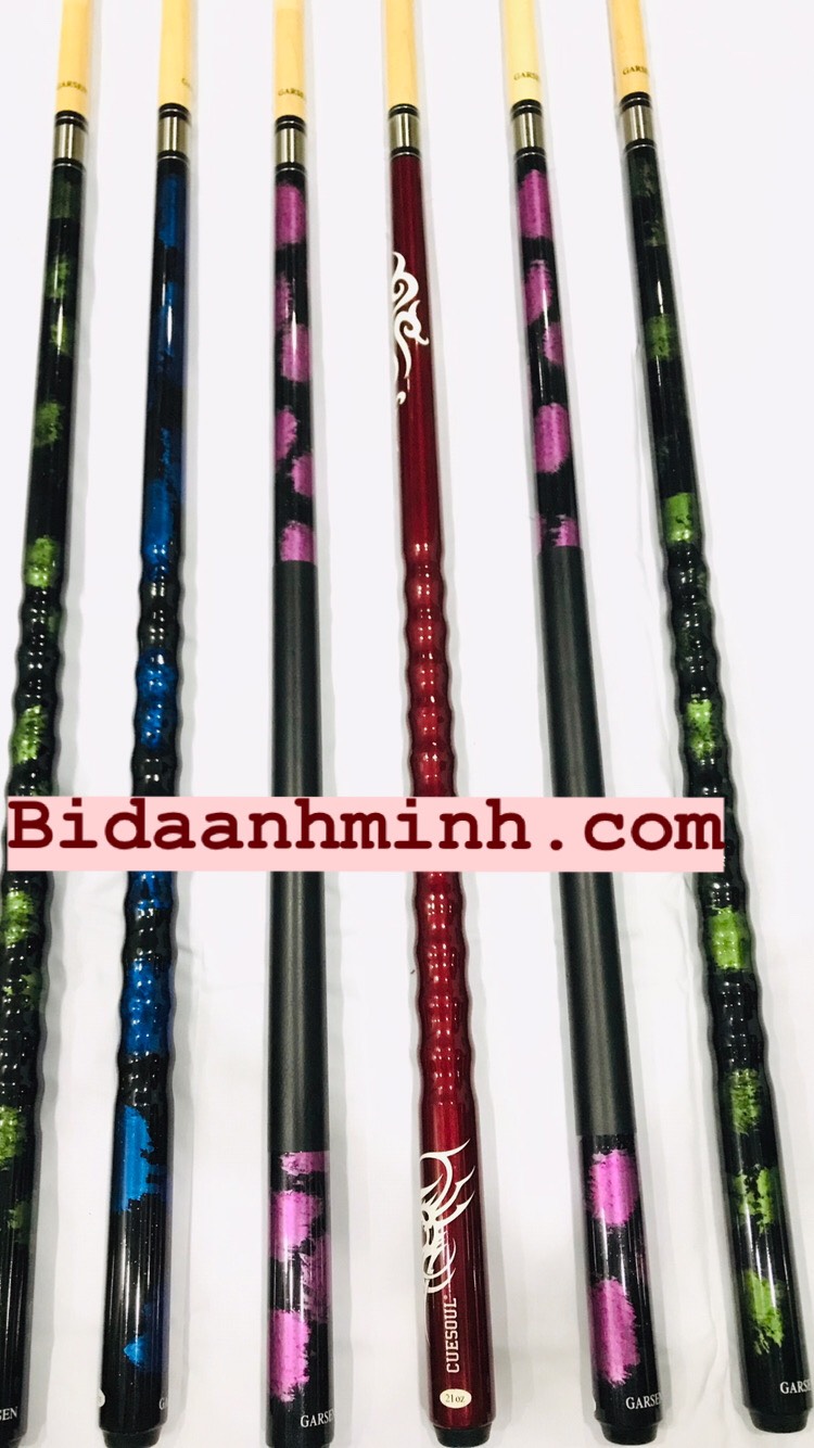 [HCM]Cơ bida lỗ GARSEN tặng kèm túi đựng cơ mềm hàng nhập 555k/c